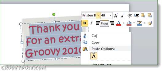 Powerpoint e-razglednica cut n paste