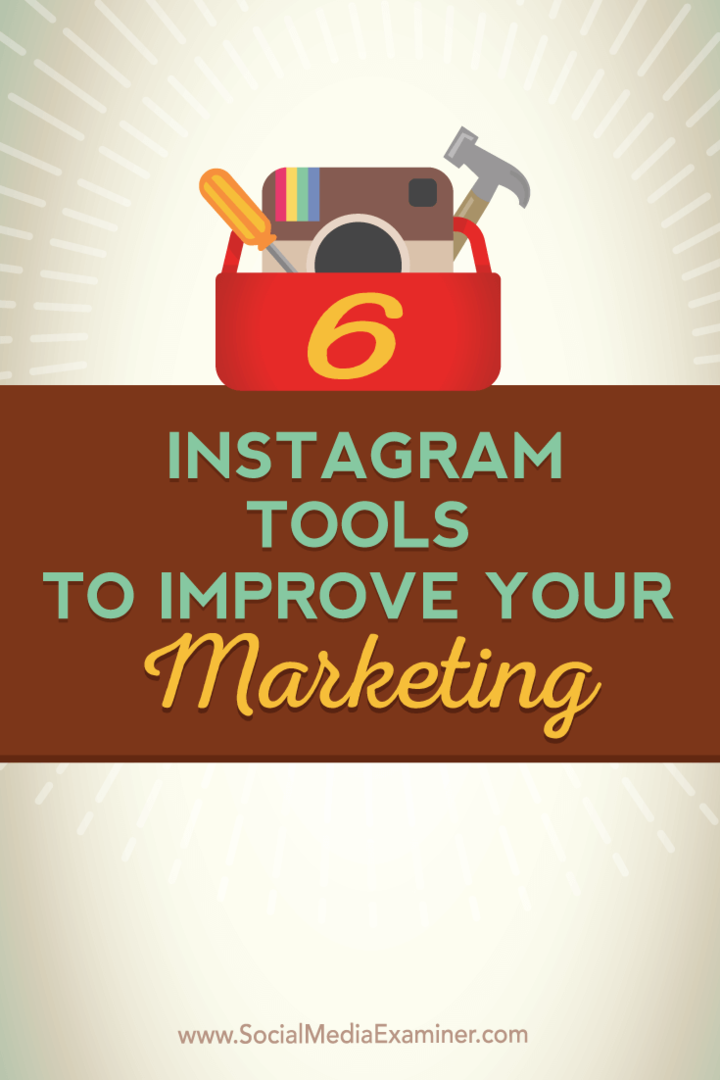 6 Instagram alata za poboljšanje vašeg marketinga: Ispitivač društvenih medija