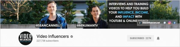 Video Influencers je kanal koji proizvodi tjedne intervjue.
