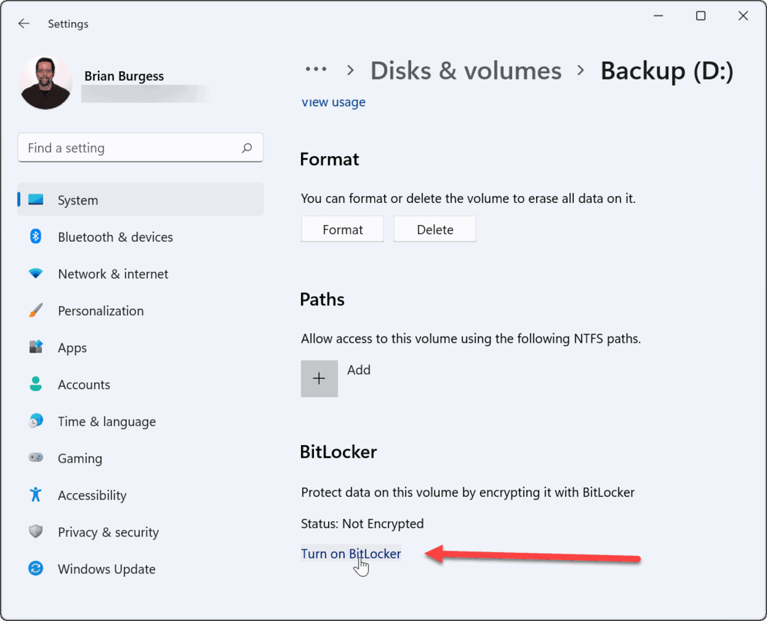 Koristite Bitlocker za korištenje Windows 11