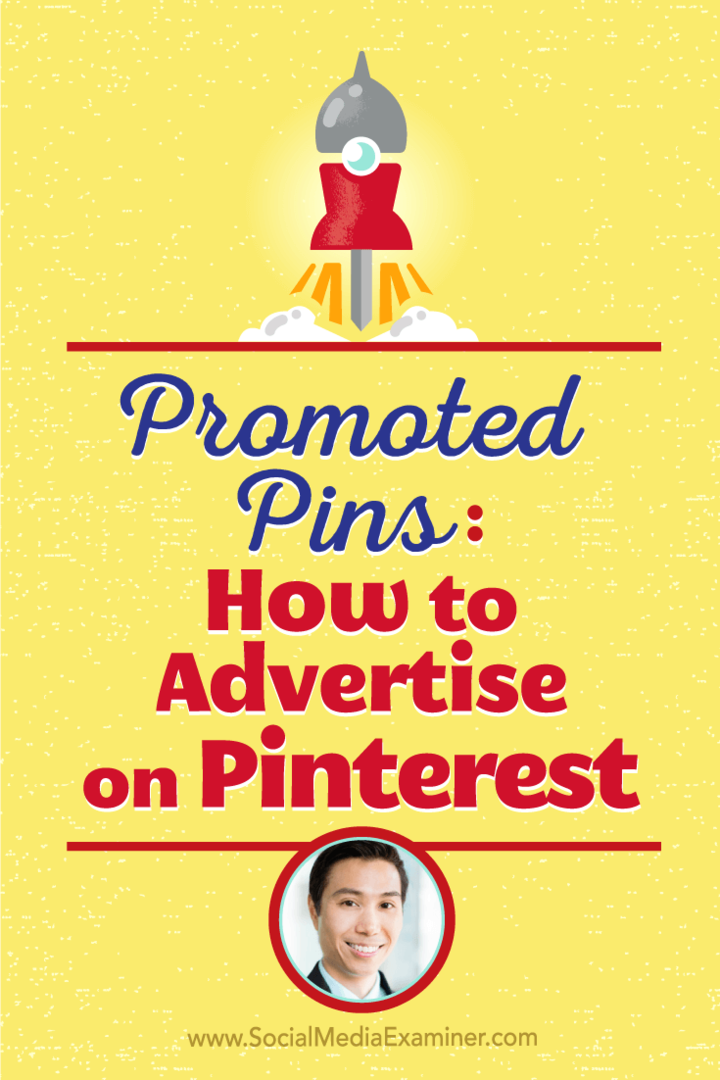 Vincent Ng razgovara s Michaelom Stelznerom o tome kako se oglašavati na Pinterestu promoviranim iglama.