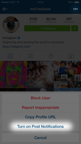 Instagram dodaje obavijesti o postu