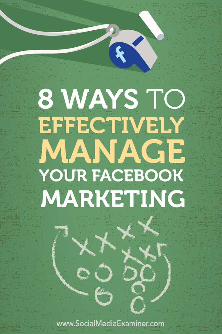 8 načina za učinkovito upravljanje vašim Facebook marketingom: Ispitivač društvenih medija