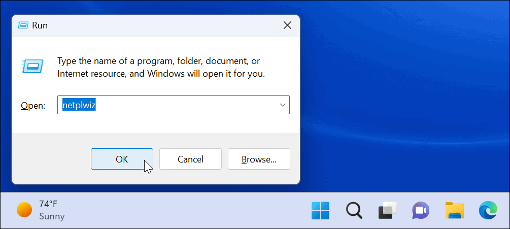 Promijenite vrstu računa u sustavu Windows 11