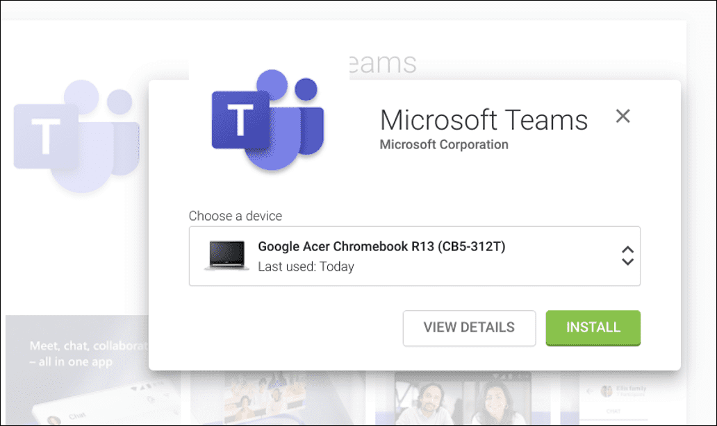  koristite Microsoftove timove na chromebooku