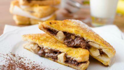 Recept za francuski tost s bananom i čokoladom 