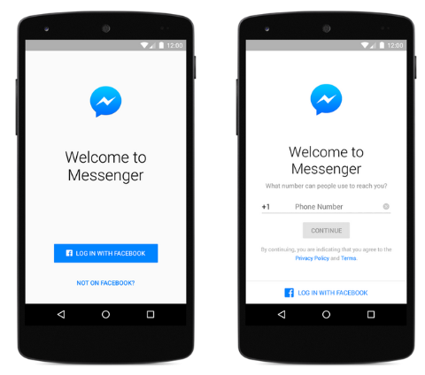 Facebook Messenger više ne zahtijeva Facebook račun