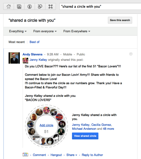 google + početak rada 5 zajedničkih krugova