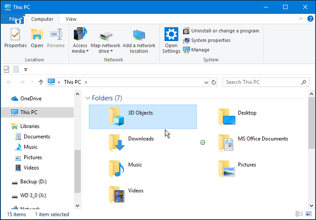 3D File File Explorer