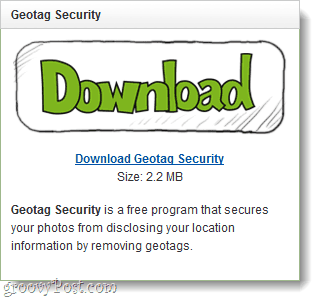 Preuzmite sigurnosnu aplikaciju geotaga za Windows