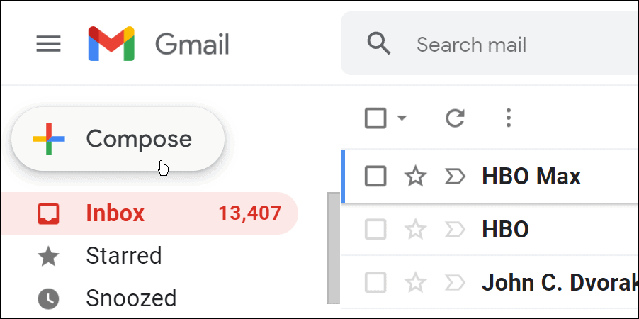 compose stvoriti grupni popis e-pošte u gmailu