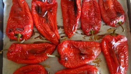 Kako oguliti pečene paprike? 