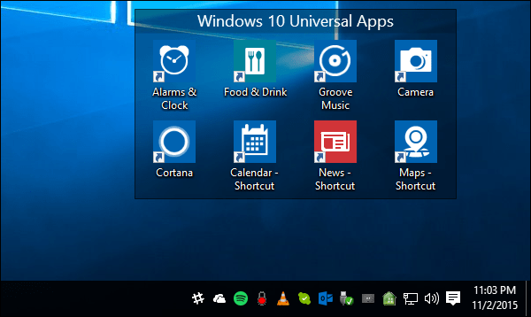 6 Windows 10 Universal App Prečaci