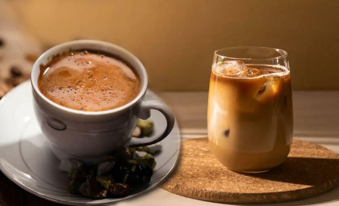 Kako napraviti ledenu kavu s turskom kavom? Priprema hladne kave od turske kave