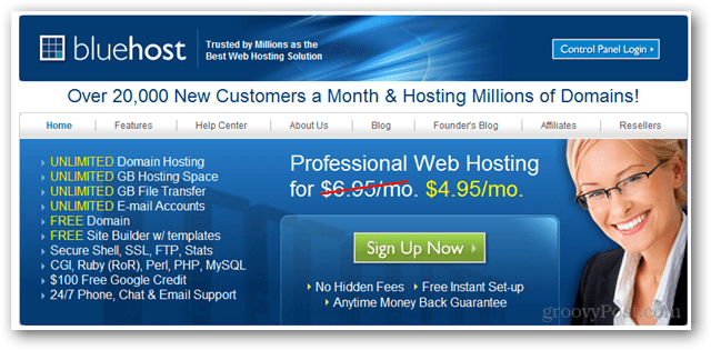 bluehost domene i web hosting