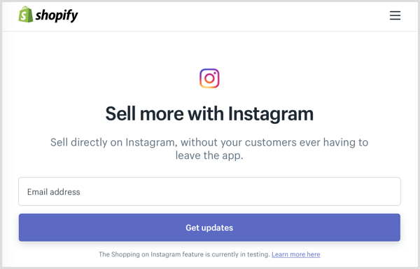 instagram kupovina post shopify beta program prijava