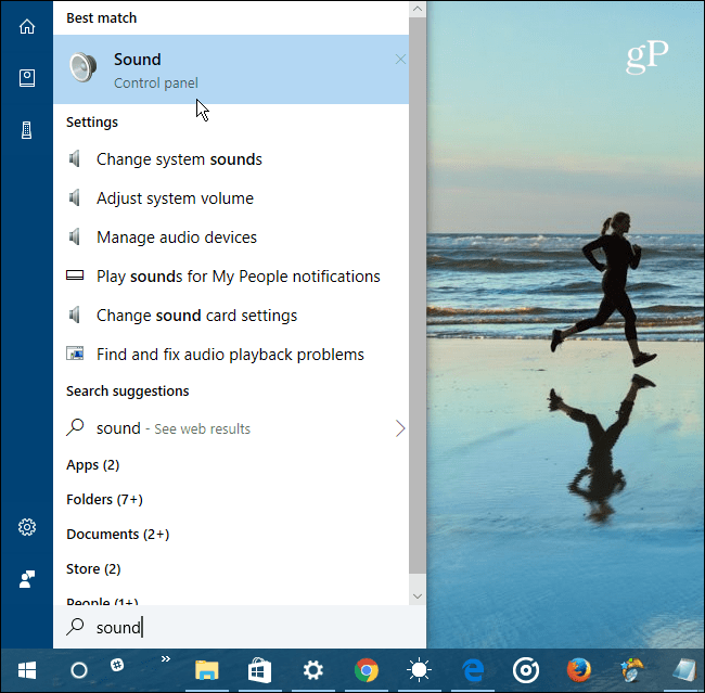 Pokrenite izbornik Windows 10