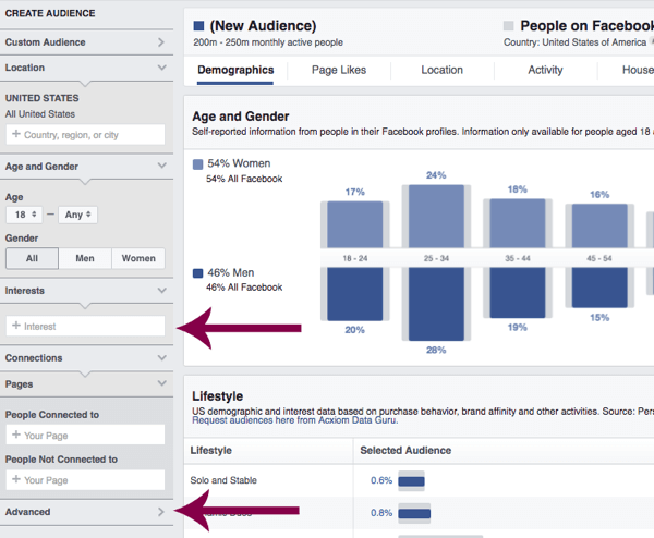 Facebookov uvid u publiku može vam pomoći da saznate više o svojoj ciljnoj publici.