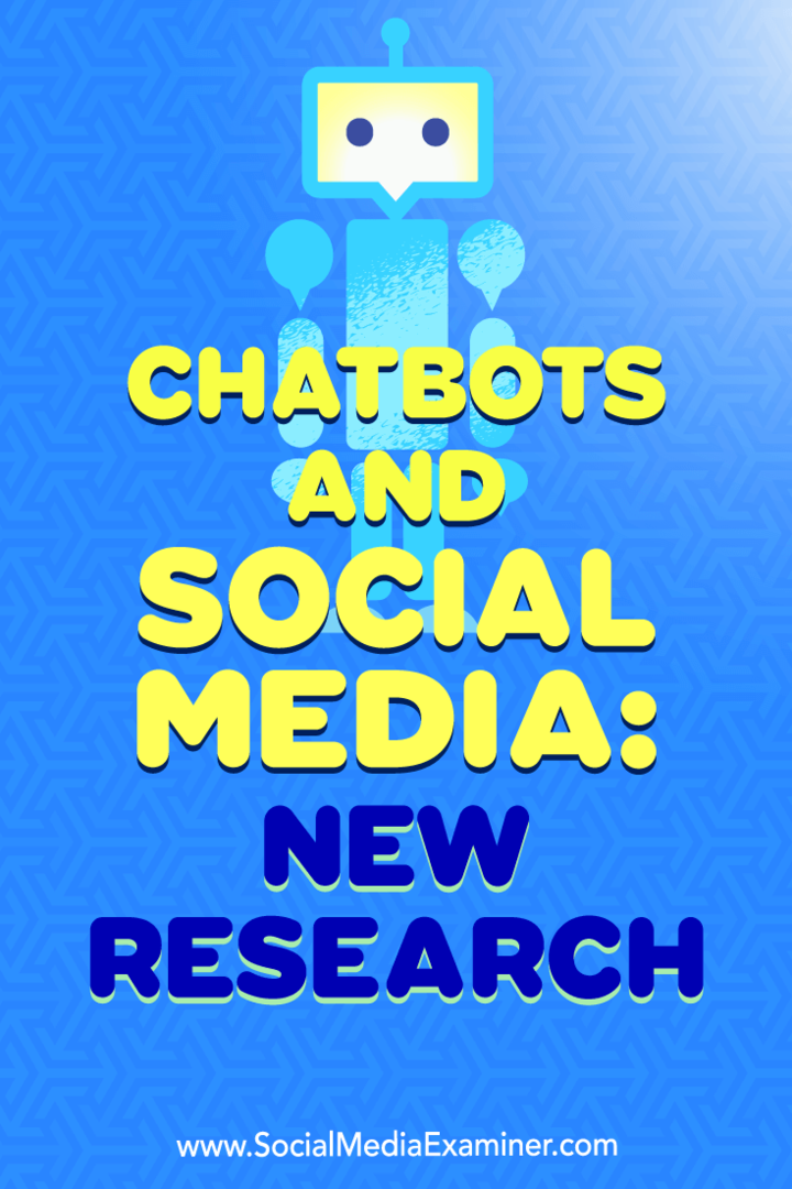 Chatbotovi i društveni mediji: Novo istraživanje: Ispitivač društvenih medija