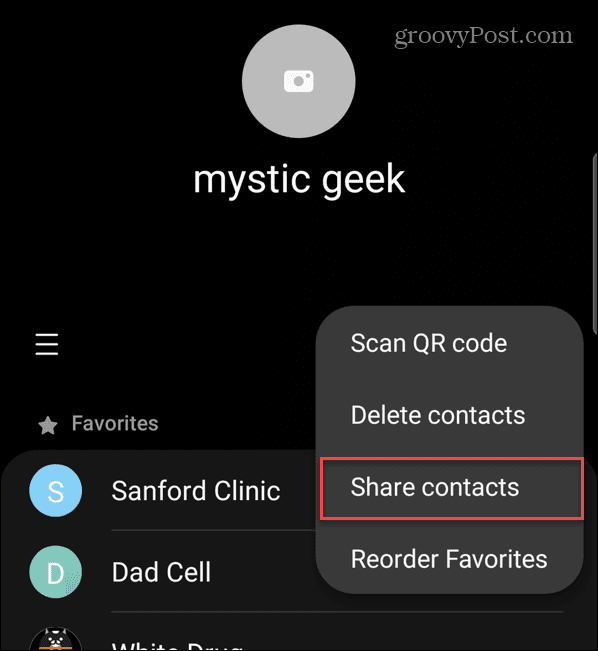 Prijenos kontakata s Androida na Android