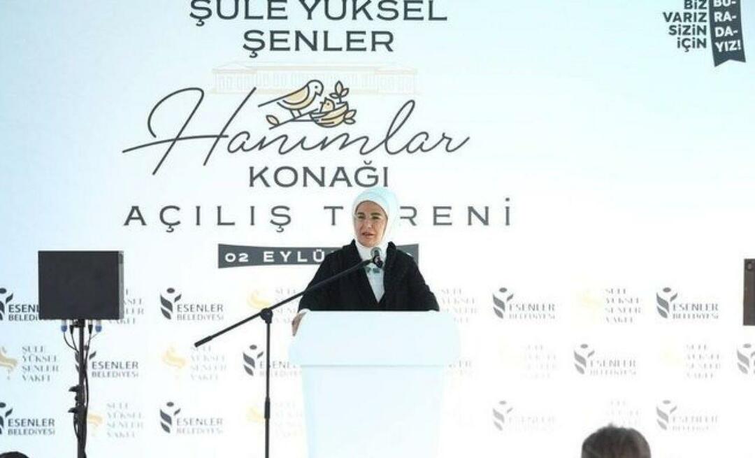 Emine Erdagan prisustvovala je otvaranju vile Şule Yüksel Şenler.