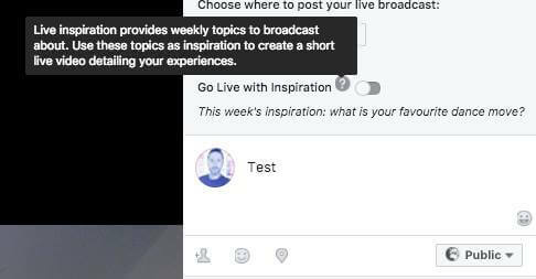 Čini se da Facebook testira novu značajku videozapisa uživo koja izdavačima daje tjedne teme prijedloga za emitiranje.