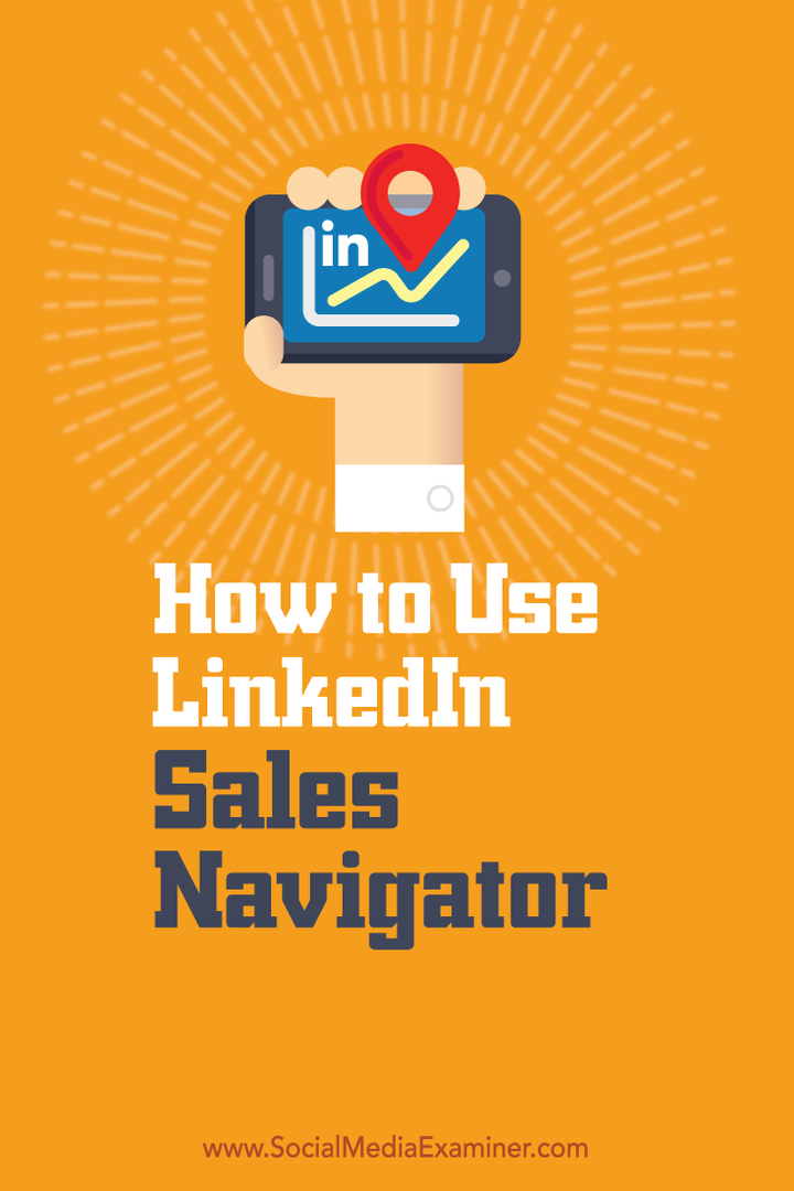 kako koristiti linkedin prodajni navigator