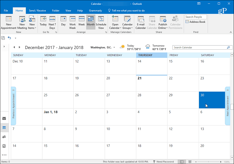 1 Outlook Kalendar