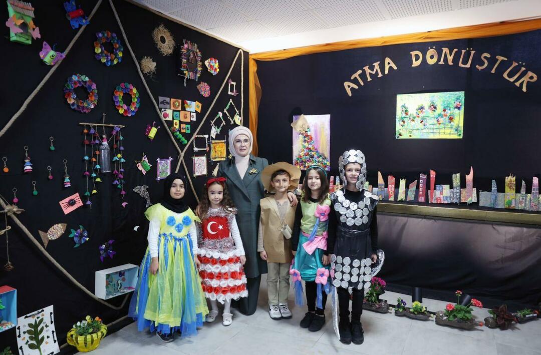 Emine Erdoğan posjetila je osnovnu školu Ostim u Ankari