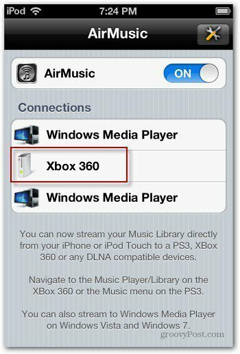 AirMusic Connections