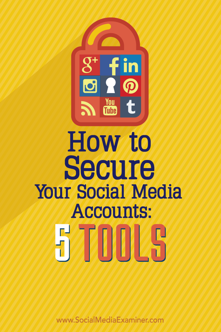 Kako osigurati račune na društvenim mrežama: 5 alata: Ispitivač društvenih medija