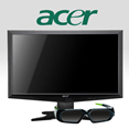 Acer za puštanje monitora s ugrađenim 3D prijemnikom