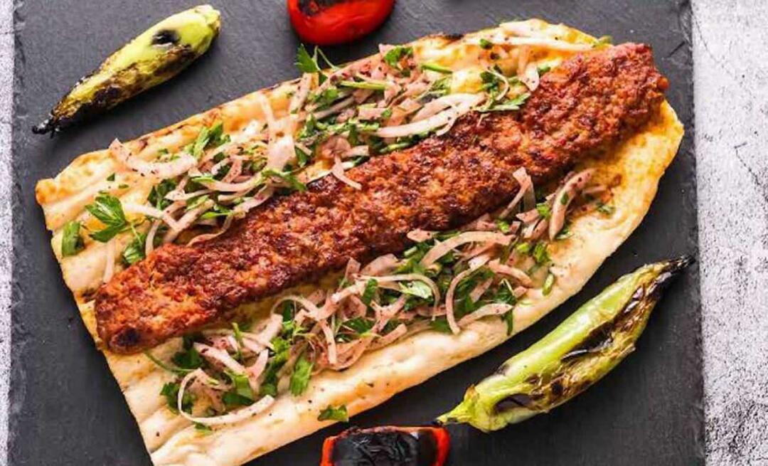 Harbiye Kebab koji će imati okus kao da jedete u restoranu! Kako napraviti Harbiye Kebab?