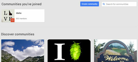 stvaranje Google Plus zajednice