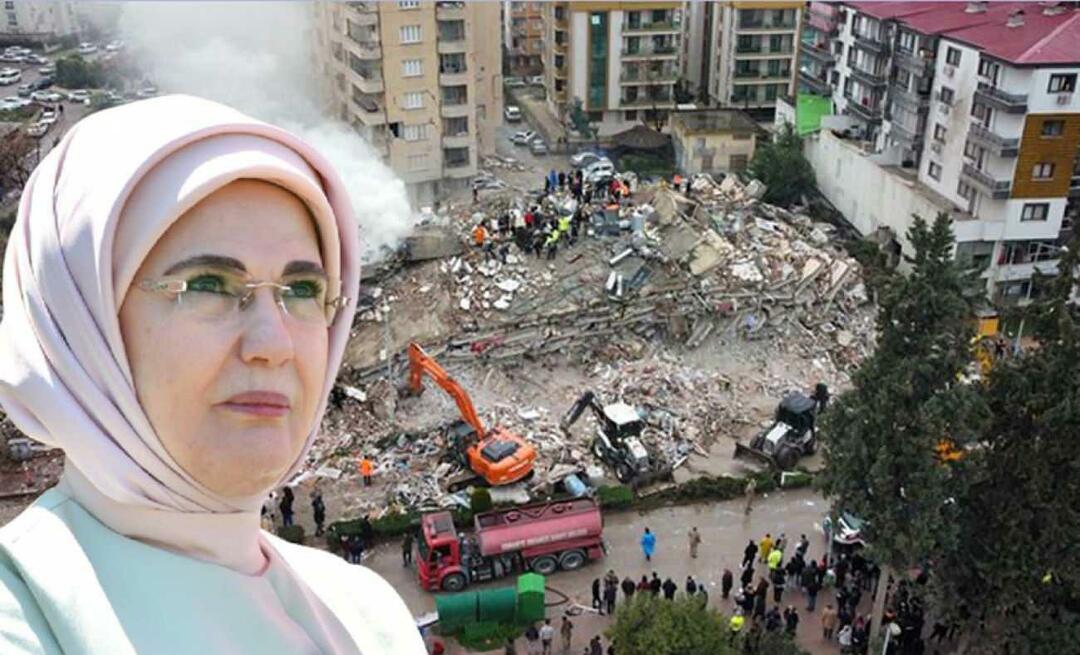 Prva dama Erdoğan: Srca su nam bila upaljena viješću o potresu!