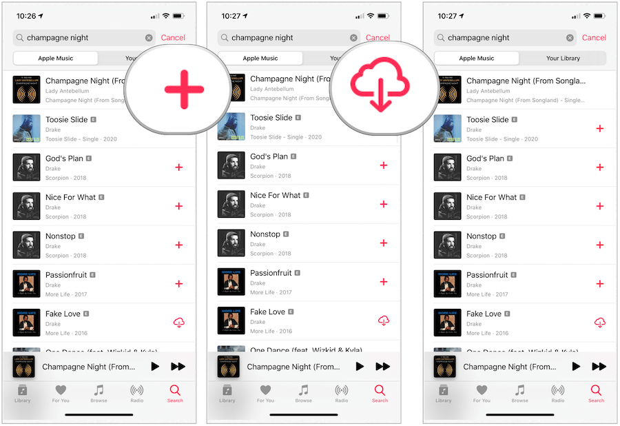 Apple Music preuzima pjesme na uređaj