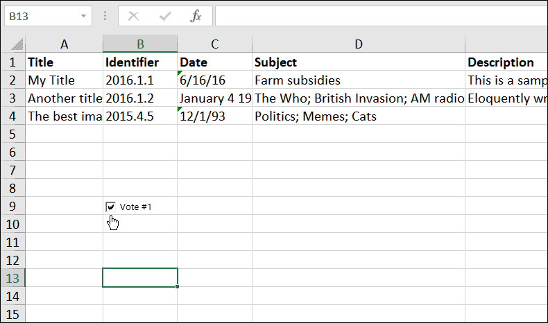 umetnite potvrdni okvir u Microsoft Excelu