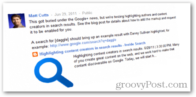 Matt Cutts i Google Autorstvo