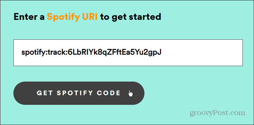 nabavite spotify code share glazbu