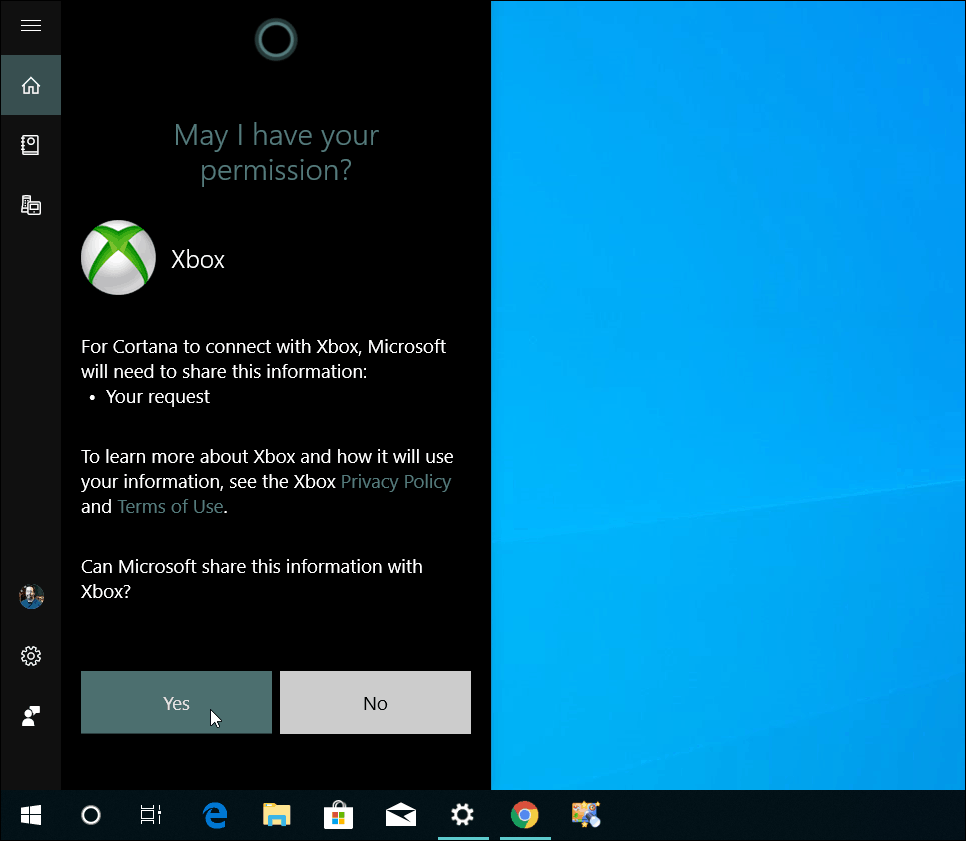Spojite Xbox One Cortana PC