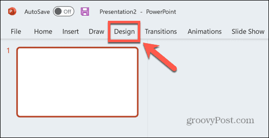 PowerPoint dizajn izbornika