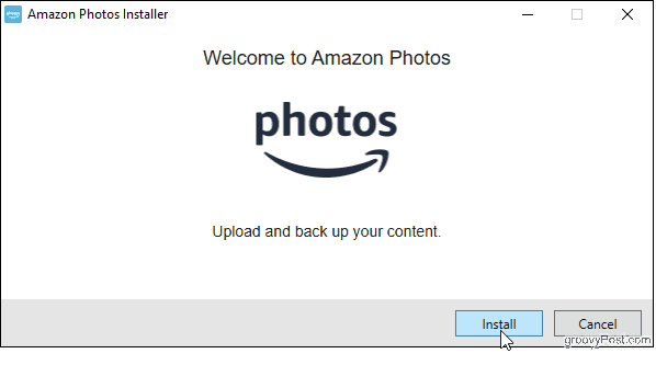 Instalirajte desktop aplikaciju Amazon Photos