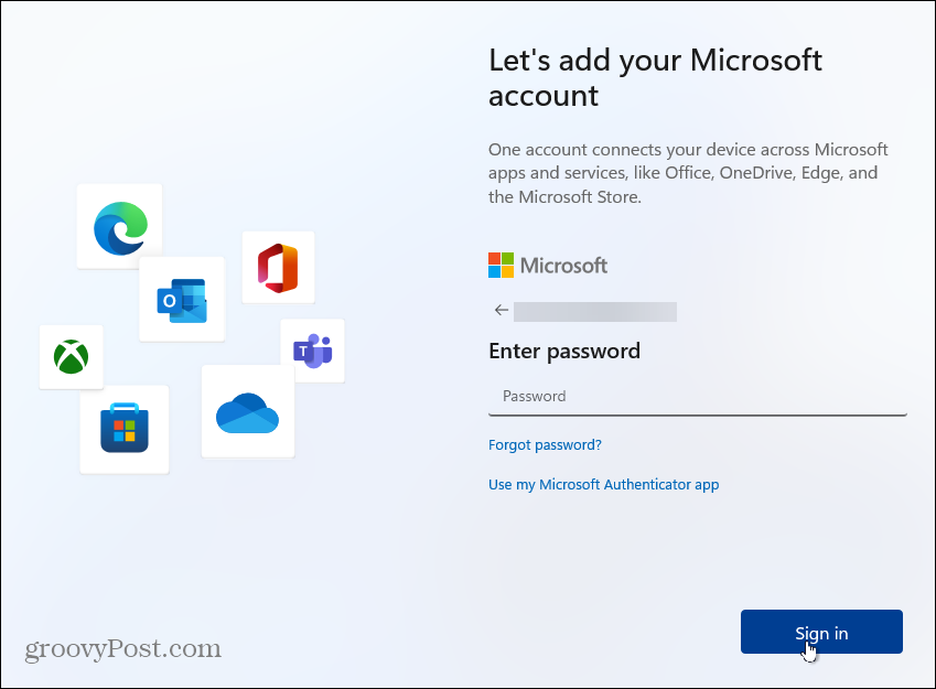 lozinka Windows račun