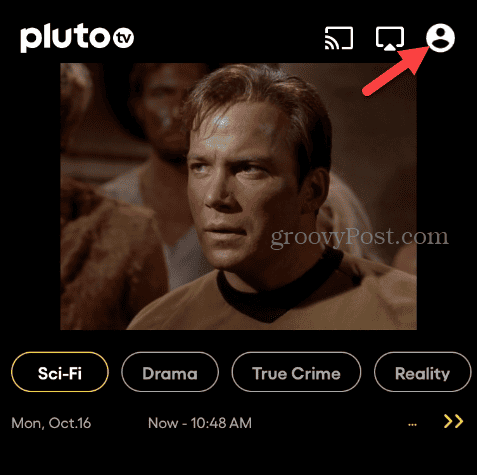 Izbrišite Pluto TV račun