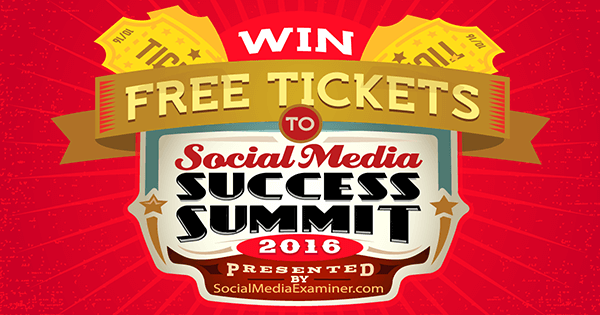 osvojite ulaznice za samit o uspjehu na društvenim mrežama 2016