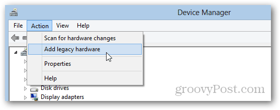 korak po korak, instalacija za microsoft windows adapter za petlju za Windows 8