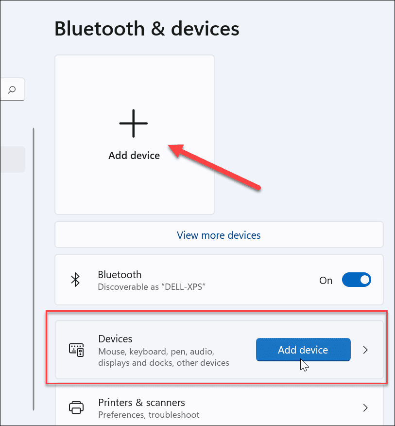 dodajte Bluetooth uređaj Windows 11