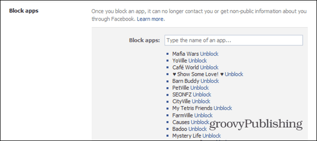 facebook igra zahtijeva blokiranje aplikacija