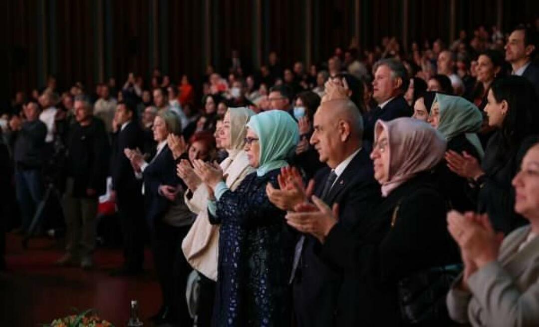 Emine Erdoğan gledala je operu "Turandot" u našem kongresno-kulturnom centru Beştepe!