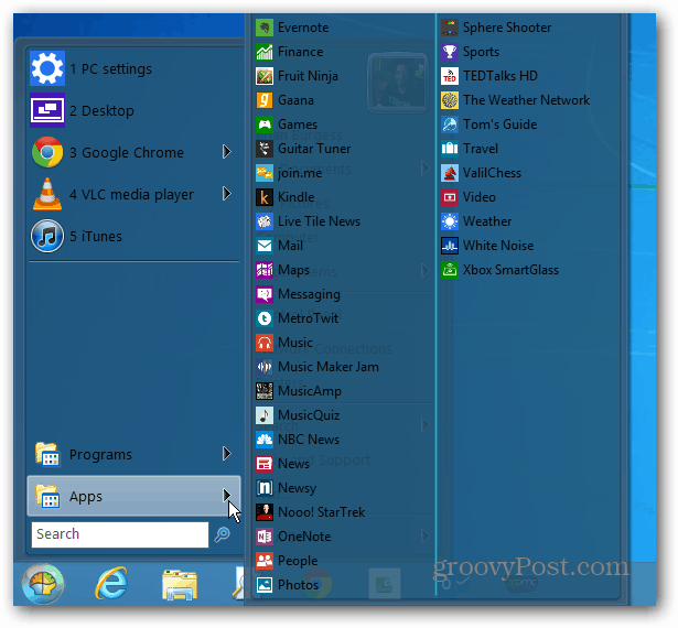 Aplikacije za Windows 8